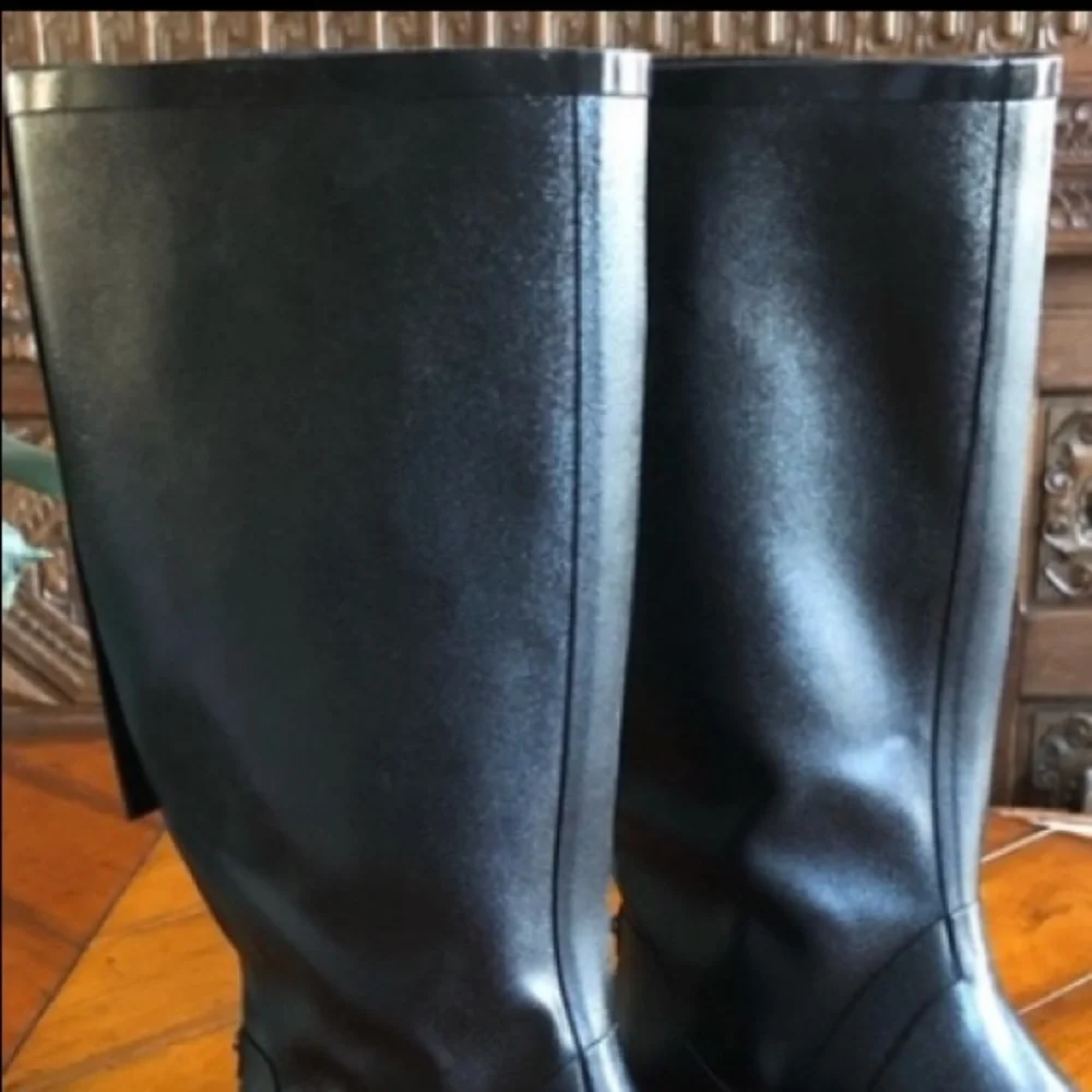 new! Stuart Weitzman | ‘Griffin’ Rain Boot Knee High